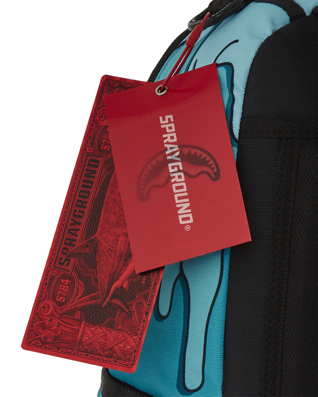 JORGE RODRIGUEZ THE ARTIST COLLAB DRIPS SHARKS BACKPACK