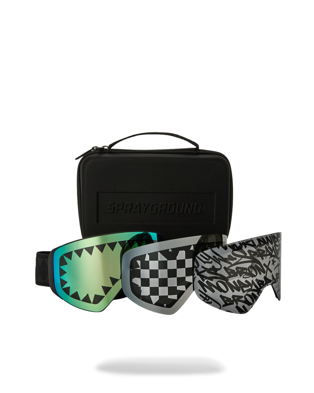THE STREET MOUNTAIN SKI GOGGLES (INTERCHANGEABLE 3 LENSES)